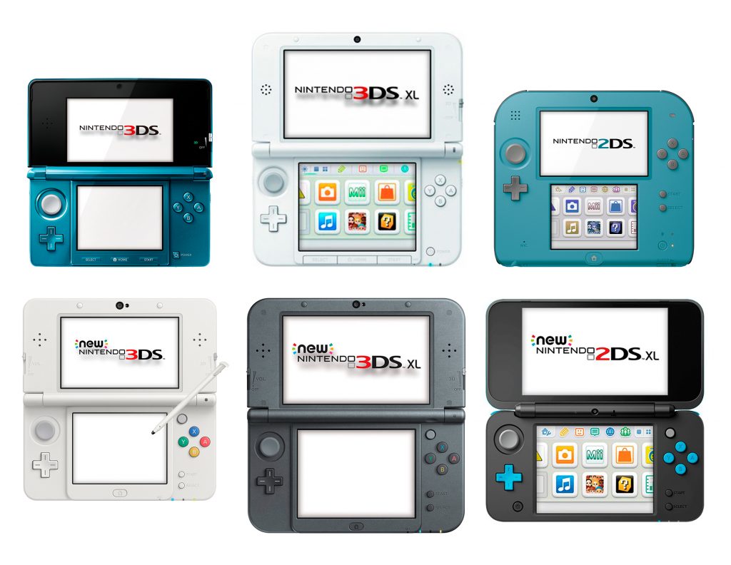 Nintendo 3DS comparação de tamanho