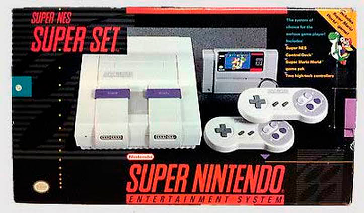 Super Nintendo caixa original