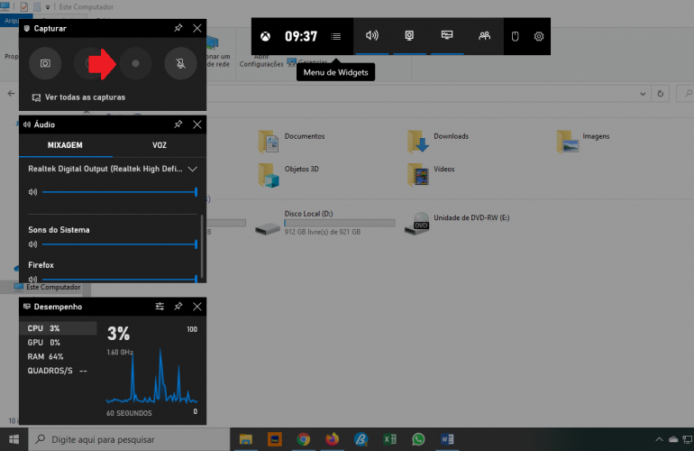 COMO GRAVAR A TELA DO COMPUTADOR COM O WINDOWS 10 DICAS PC