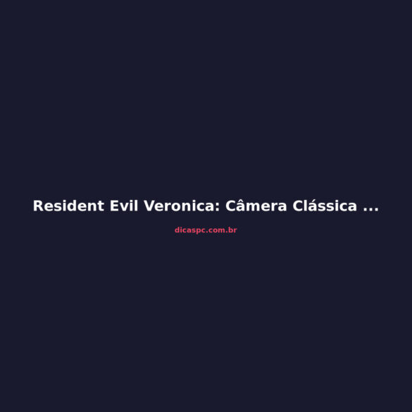 Resident Evil Veronica: Câmera Clássica Confirmada e o Que Esperar