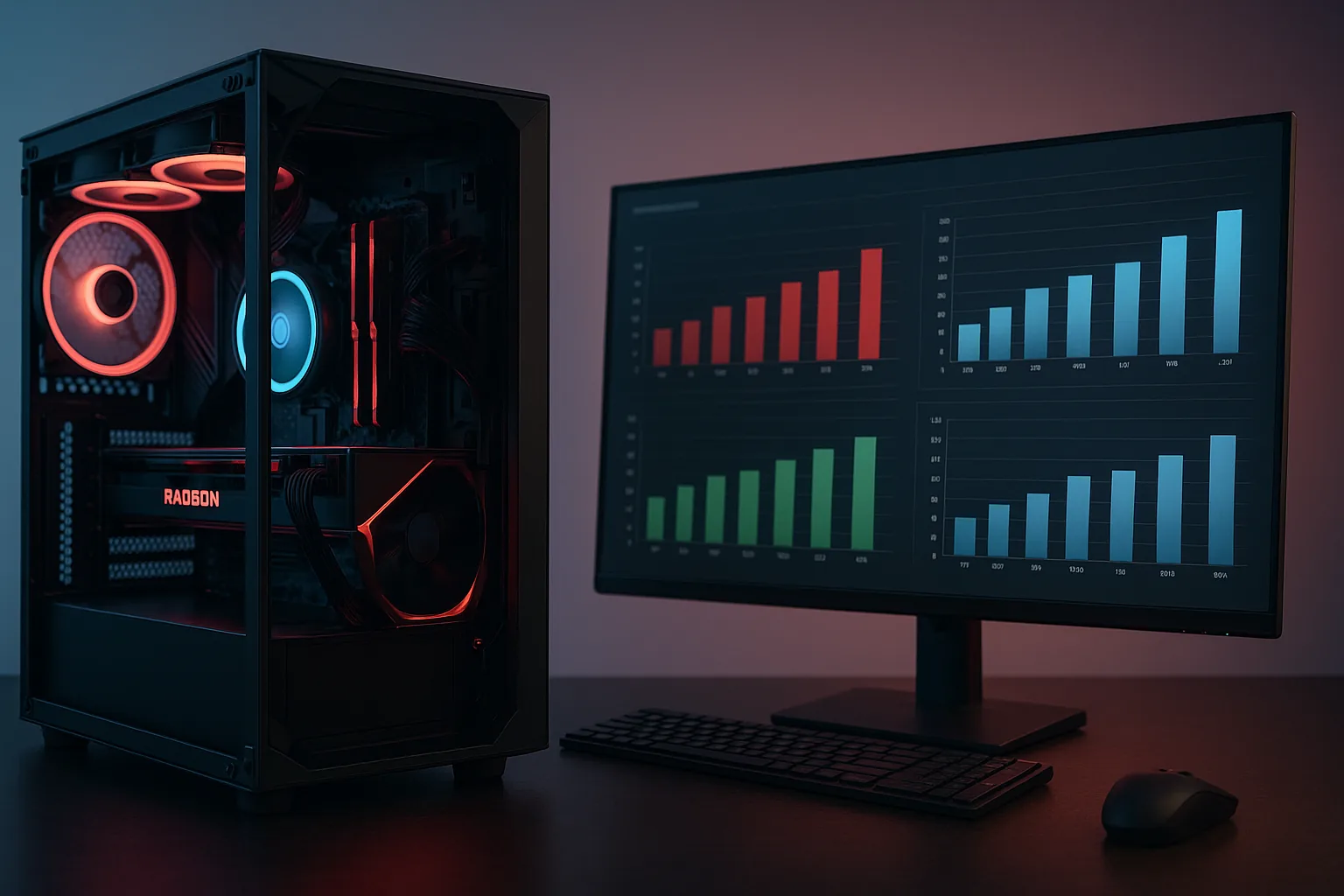 RX 9050 vs RTX 5060 — a briga no entry-level de 2026