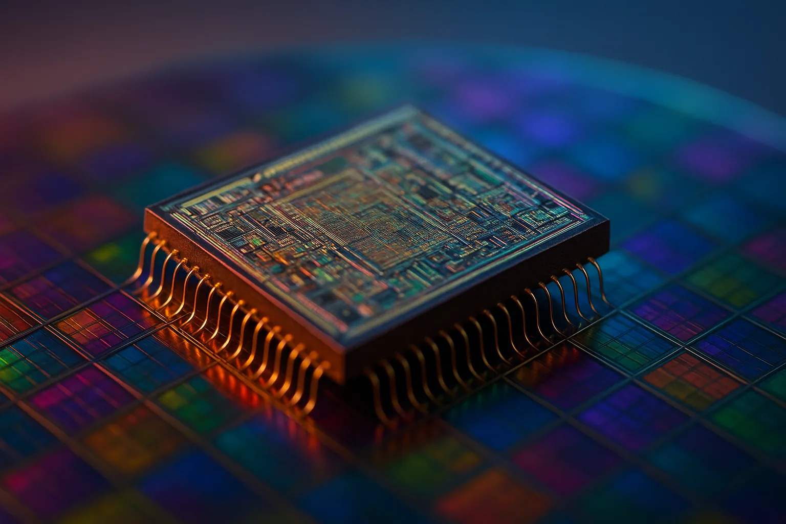O Zilog Z80 em seu encapsulamento DIP-40 cerâmico original