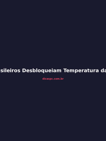 Brasileiros Desbloqueiam Temperatura da VRAM em GPUs NVIDIA