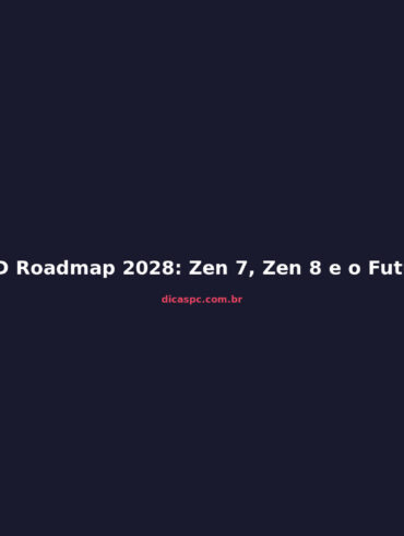 AMD Roadmap 2028: Zen 7, Zen 8 e o Futuro dos Processadores