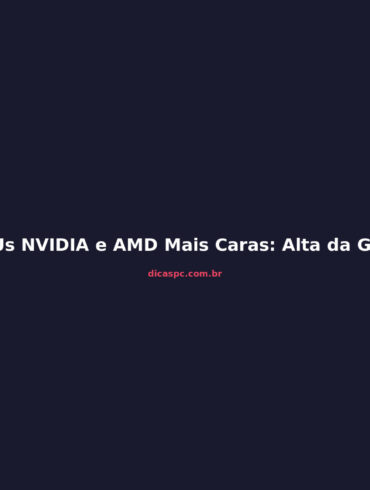 GPUs NVIDIA e AMD Mais Caras: Alta da GDDR Impacta o Brasil