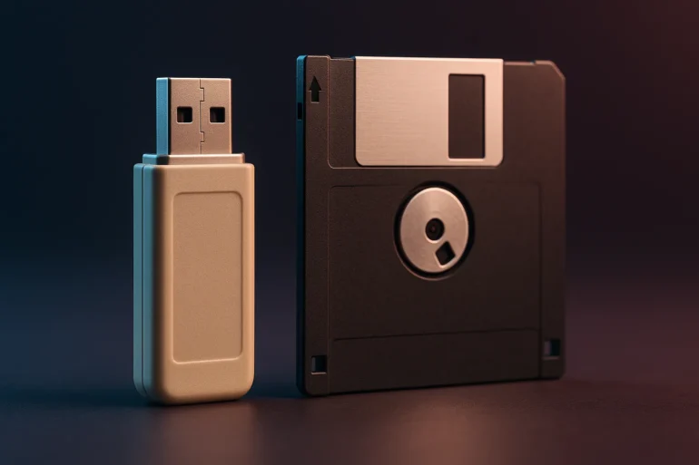 A origem do pen drive e por que o disquete demorou a morrer