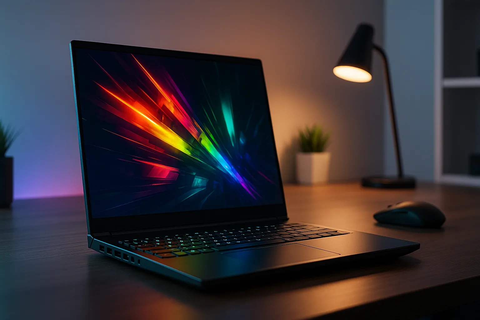 Sistema de resfriamento típico de um notebook gamer de alto desempenho