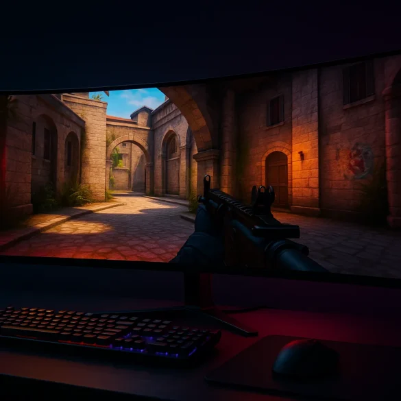 Monitor OLED em Major de CS2: A Revolução Chegou ao Competitivo