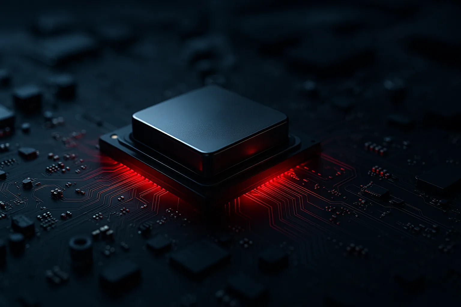 Farm de mineração com GPUs em funcionamento