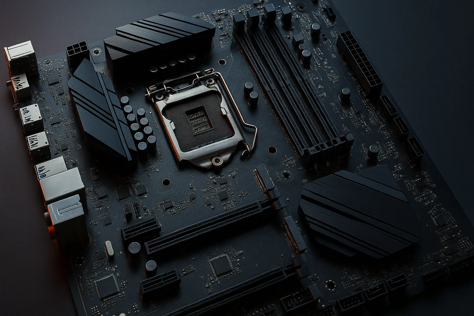 Comparação de form factors de placa-mãe dentro de um gabinete mid-tower