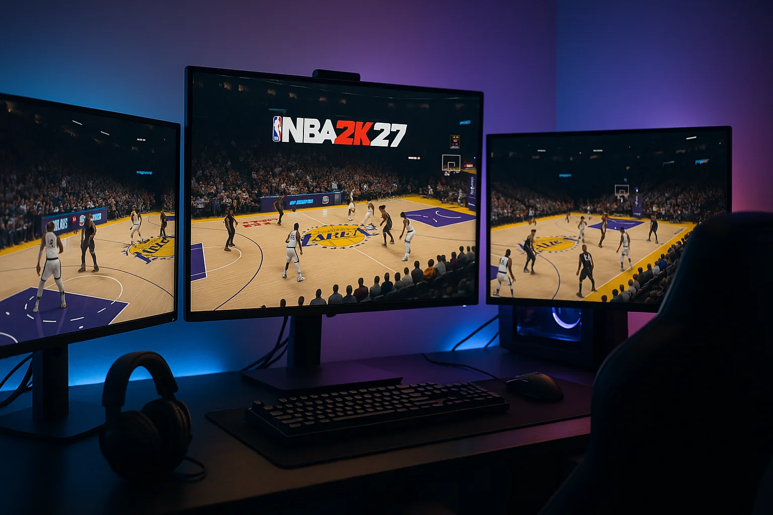 NBA 2K27 é o primeiro jogo com DLSS 5 oficial, mostrando iluminação neural em arena