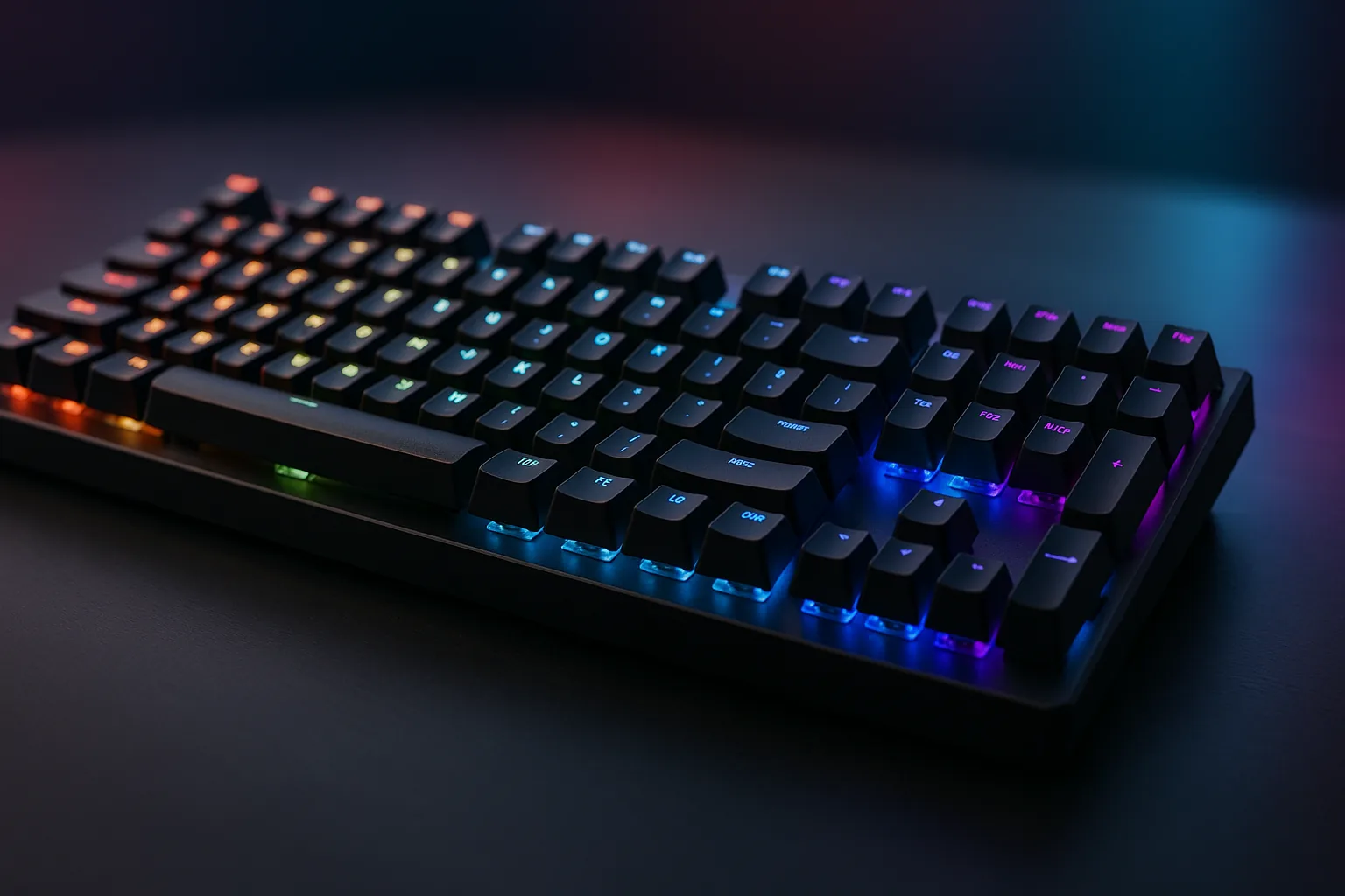 Comparação visual entre os três tipos de switches mecânicos