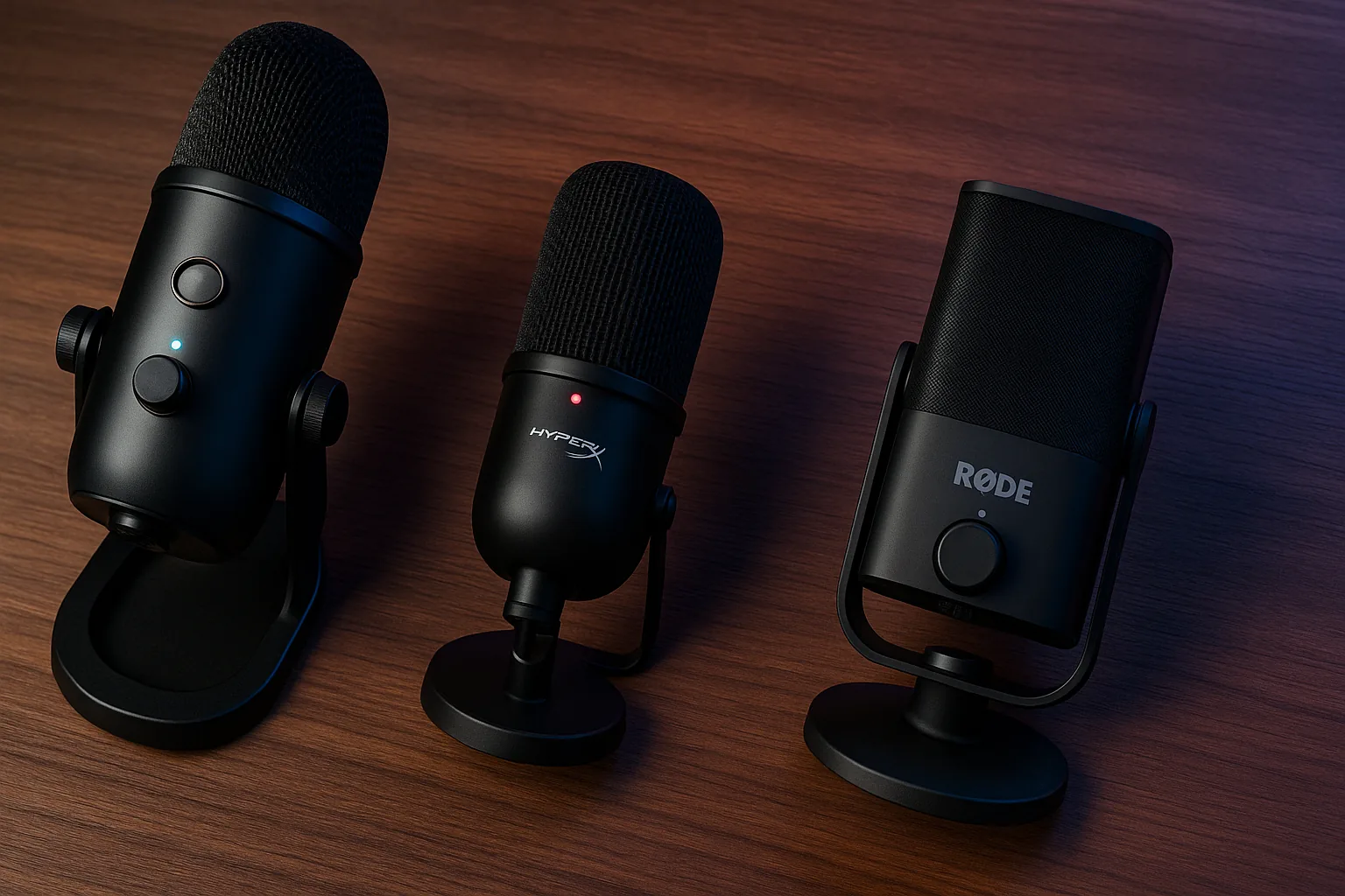 Principais microfones USB para home office