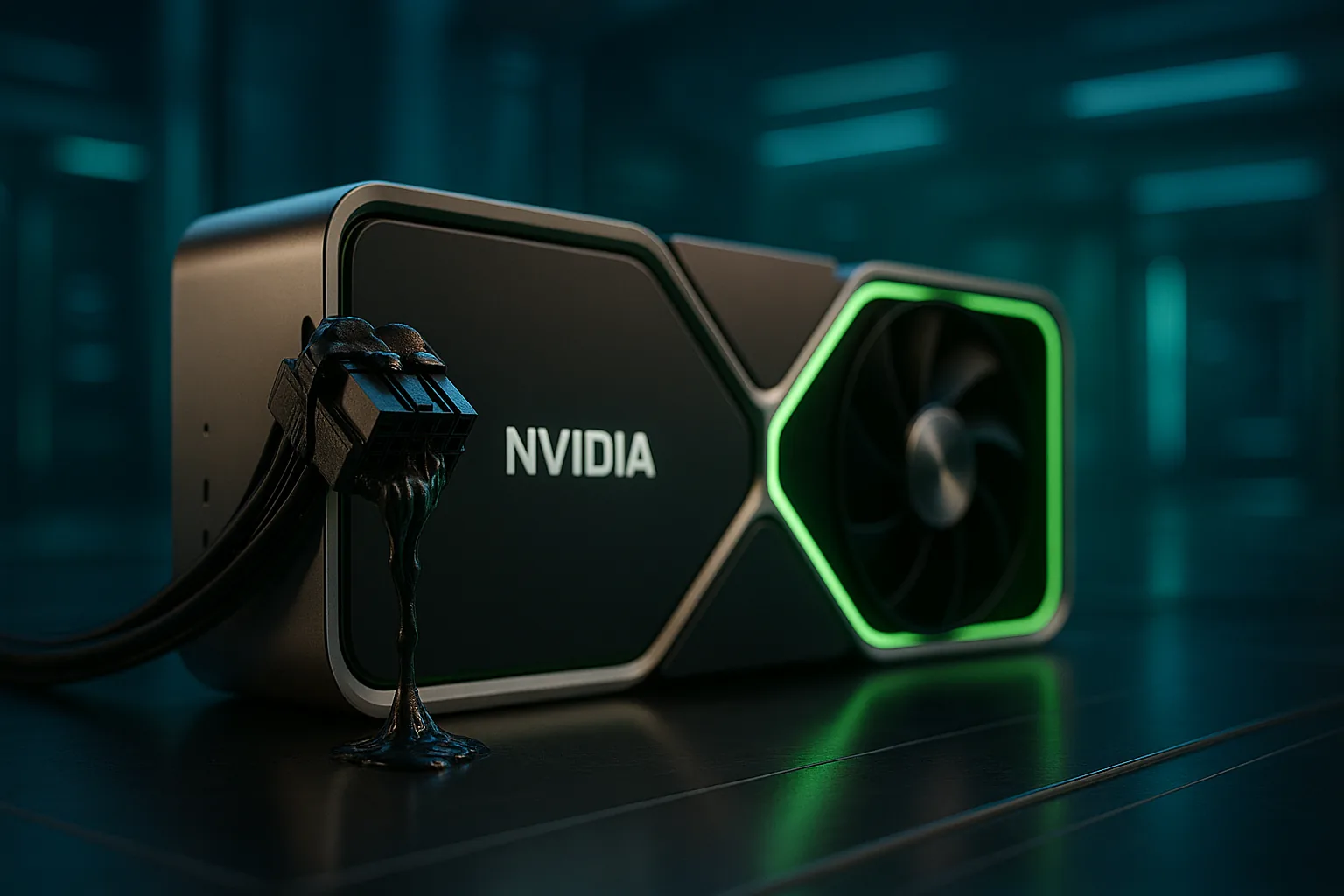 Conector 12V-2×6 derretido em uma RTX 5090 — problema que se repete desde o lançamento da linha Blackwell