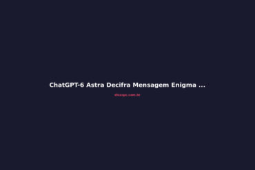 ChatGPT-6 Astra Decifra Mensagem Enigma de 1941 em 2 Dias