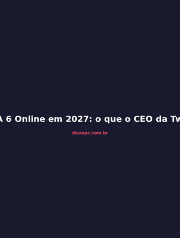 GTA 6 Online em 2027: o que o CEO da Twitch sabe que a Rockstar não disse