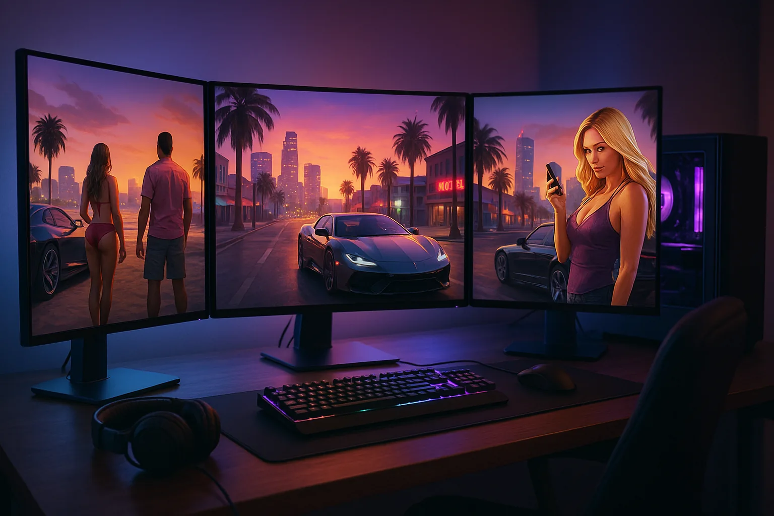 GTA 6 deve trazer Vice City de volta com visual cinematográfico inédito