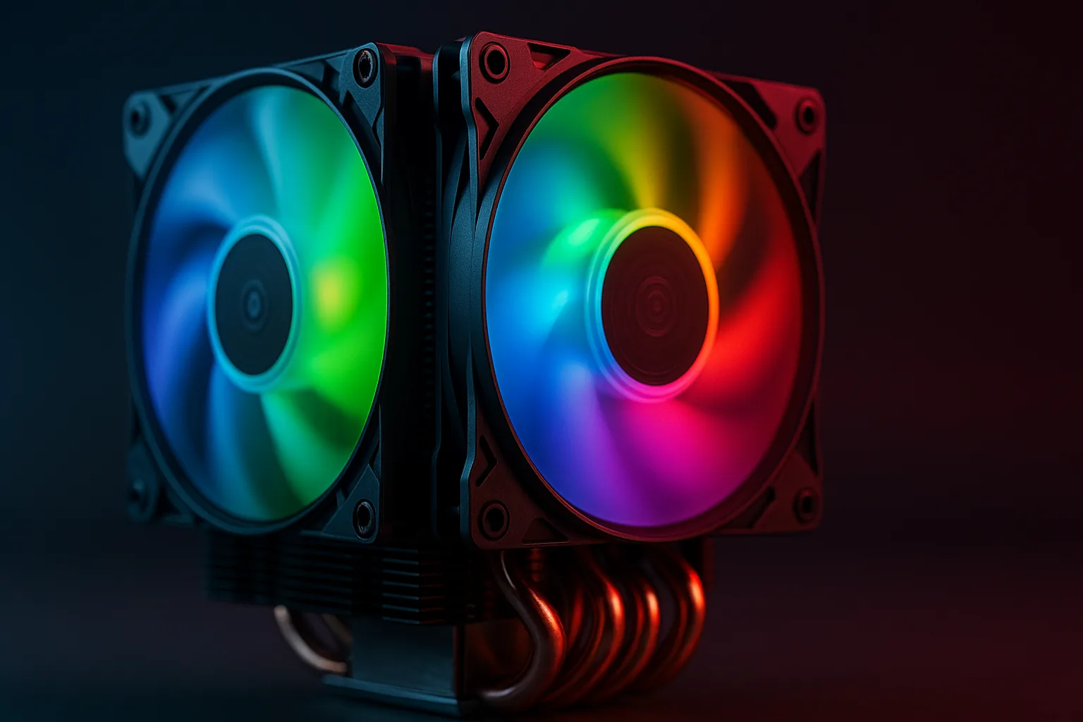 Comparativo visual entre radiadores 240mm e 360mm