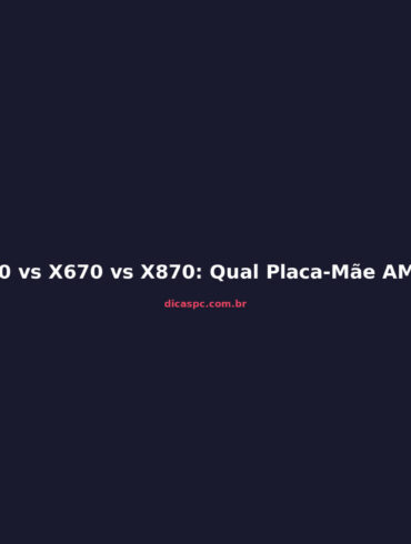 B650 vs X670 vs X870: Qual Placa-Mãe AMD Comprar em 2026